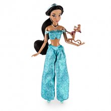 Disney Jasmine Classic doll with Abu figure 