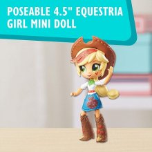 Фото - Кукла Hasbro Мини-кукла Эпплджек и пони My Little Pony Elements of Friendship Applejack Pony and Doll Set